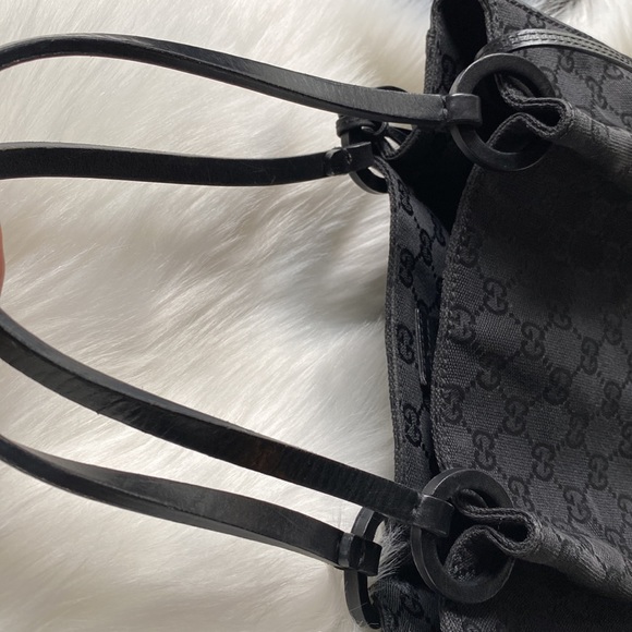 🌸👜Authentic GUCCI Tote Bag GG Canvas Leather - Picture 17 of 17